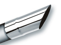 Utblås 2.5\'\' Inlopp / 2.5\'\' Utlopp Singel Runda Angle-Cut Borla