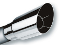 Utblås 2.5\'\' Inlopp / 3.5\'\' Utlopp Singel Runda Angle-Cut Intercooled Borla