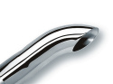 Utblås 3\'\' Inlopp / 3\'\' Utlopp Singel Runda Turndown / Turnout Borla