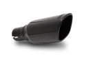 Utblås 2\'\' Inlopp / 3.5\'\' x 3.28\'\' Utlopp Singel Square Rolled-Edge Angle-Cut Borla
