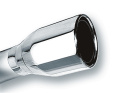 Utblås 2.5\'\' Inlopp / 4\'\' Utlopp Singel Runda Rolled-Edge Edge Borla