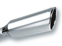 Utblås 2.25\'\' Inlopp / 4\'\' Utlopp Singel Runda Rolled-Edge Angle-Cut Borla