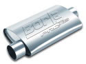 ProXS Ljuddämpare 2.5\'\' Offset Inlopp / 2.5\'\' Center Utlopp 4.25\'\' x 7.88\'\' Oval x 14\'\' Lång Dämpare Borla