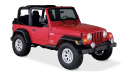 Jeep Wrangler 1997–2006 Skärmbreddare Pocket Style - Set om 4 Bushwacker