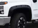 Chevrolet Silverado 3500 / 2500 HD 2020-2023 \'\'Pocket Style\'\' Skärmbreddare (4 delar) Svarta Bushwacker