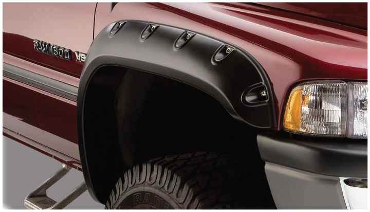 Dodge Ram 1500/2500/3500 2002–2009 Skärmbreddare Pocket Style - Set om 4 Bushwacker i gruppen Välj bilmodell hos DDESIGN Scandinavia AB (bus50907-02)