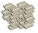 18mm x 38mm Grå Hi-Temp Krympslang DEI