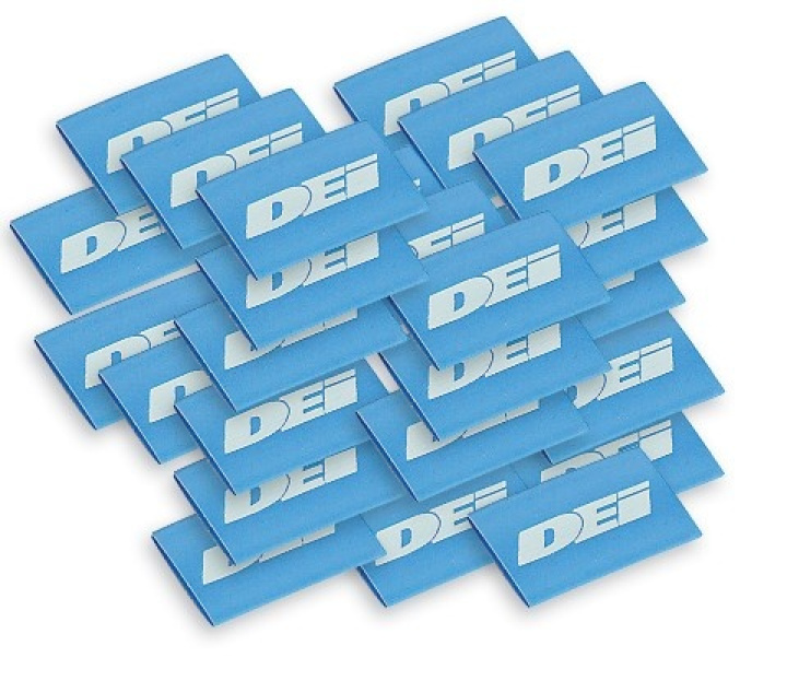 dei010831 12mm x 38mm Blåa Hi-Temp Krympslang DEI