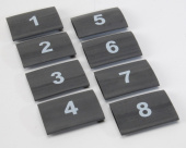 dei010849 8-delars Set Numrerade 1-8 Svarta Märnkningar DEI (1)