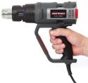 Varmluftspistol 50-650grader / 2000w med LCD-Display Dino Kraftpaket