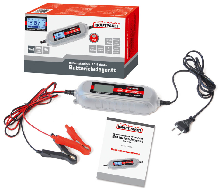 Batteriladdare 6v - 12v / 120ah - 4A Laddstyrka (En Kabel) Dino Kraftpaket i gruppen Universala produkter / Motorsportprodukter / Verktyg & Tillbehör / Verktyg & Garagetillbehör hos DDESIGN Scandinavia AB (dk-119003380641)