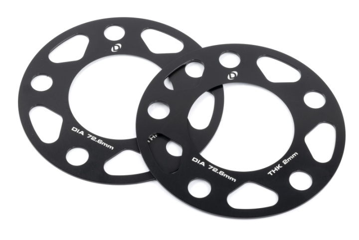 Hjulspacers 5x120 Navhål 72.6mm Tjocklek 2mm Dinan i gruppen Välj bilmodell hos DDESIGN Scandinavia AB (dnnD210-2032)