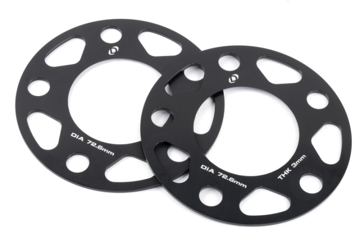 Hjulspacers 5x120 Navhål 72.6mm Tjocklek 3mm Dinan i gruppen Välj bilmodell hos DDESIGN Scandinavia AB (dnnD210-2033)