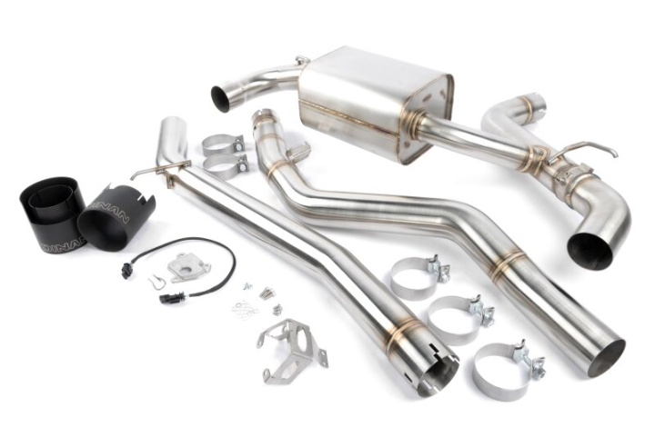 Toyota GR Supra 2020-2026 3.0 Catback Avgassystem Med Spjäll Dinan i gruppen Välj bilmodell hos DDESIGN Scandinavia AB (dnnD660-0096-BLK)