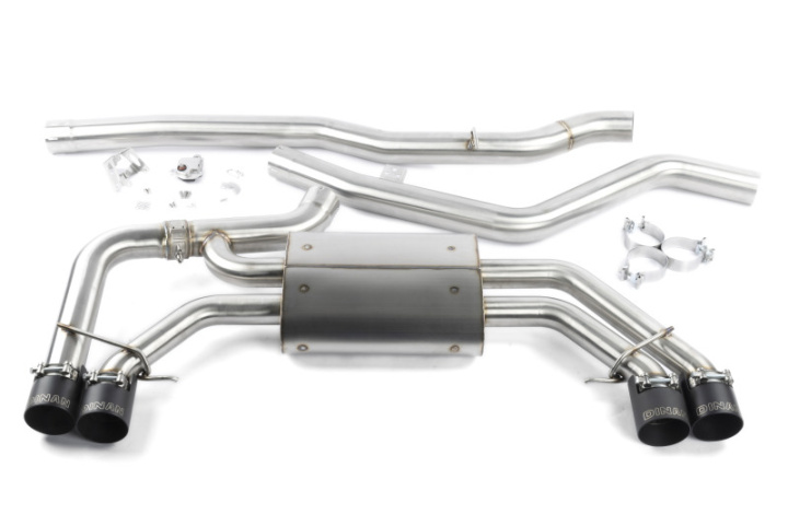 BMW X3 M40i/X4 M40i Catback Avgassystem Med Spjäll Dinan i gruppen Välj bilmodell hos DDESIGN Scandinavia AB (dnnD660-0099-BLK)