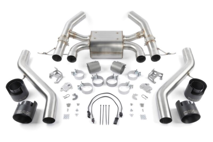 BMW M2 2023-2026 Axleback Avgassystem Med Spjäll Dinan i gruppen Välj bilmodell hos DDESIGN Scandinavia AB (dnnD660-0100-BLK)