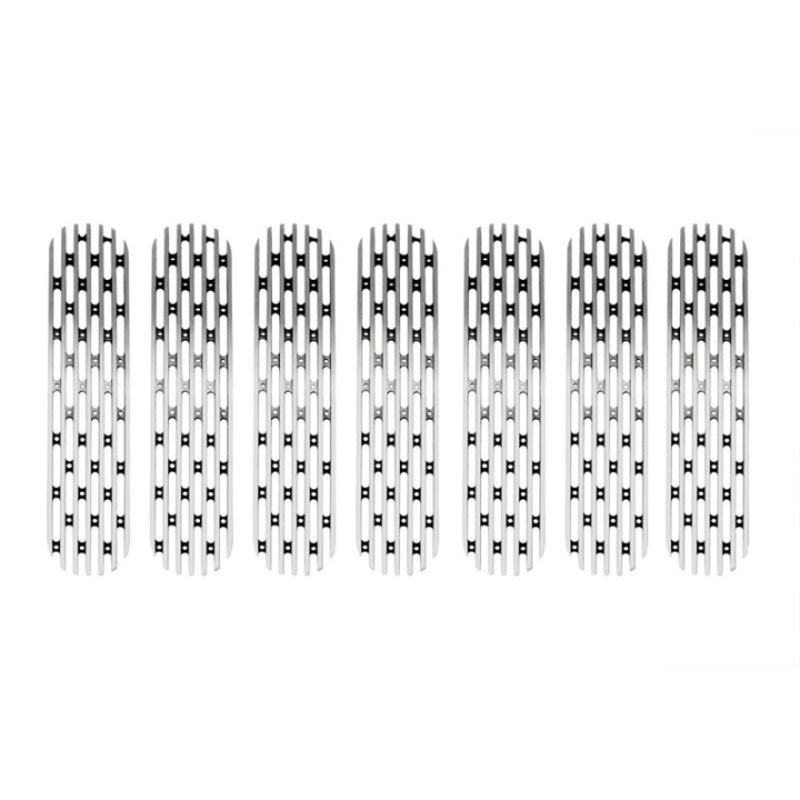 dveD-JP-190008-POLSH 2007-2018 Jeep JK Polerade Insatser Grill DV8 Offroad