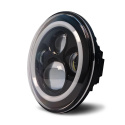 07-18 Jeep Wrangler JK LED Projector Strålkastare Med Angel Eyes/Halo DV8 Offroad