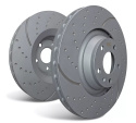 GD1307 Turbo Groove Bakre Bromsskivor (Sport) EBC Brakes