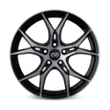 Enkei, VULCAN, 19x8, 45, 5x114.3, 72,6, Black Machined Fälg