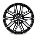 Enkei, PHANTOM, 19x8, 35, 5x114.3, 72,6, Black Machined Fälg