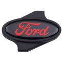 Ford Oval Luftfiltermutter - Svart/Röd Ford Racing