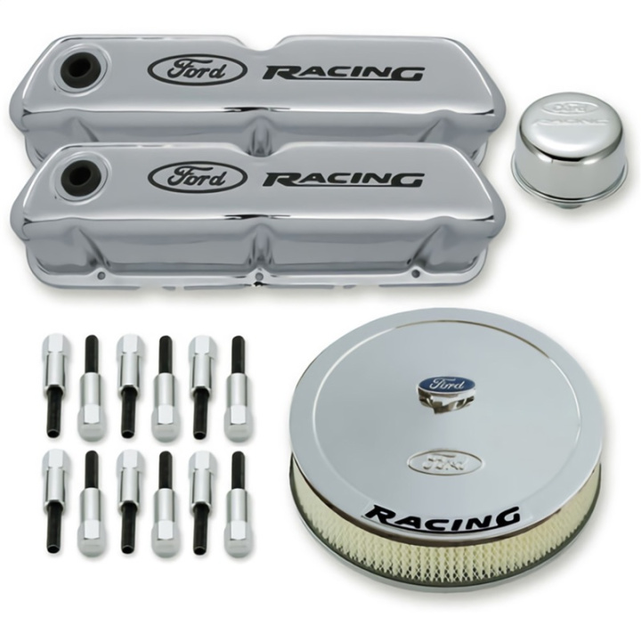 Ford Racing Dress Up Kit - Chrome/Svart Ford Racing i gruppen Välj bilmodell / Ford hos DDESIGN Scandinavia AB (frp302-510)