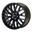 2015-2023 Mustang Fälg 19X9.5 Performance Pack Mattsvart Ford Racing
