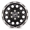 2021-2025 Bronco 17X8.0 Mattsvart Machined Ford Racing