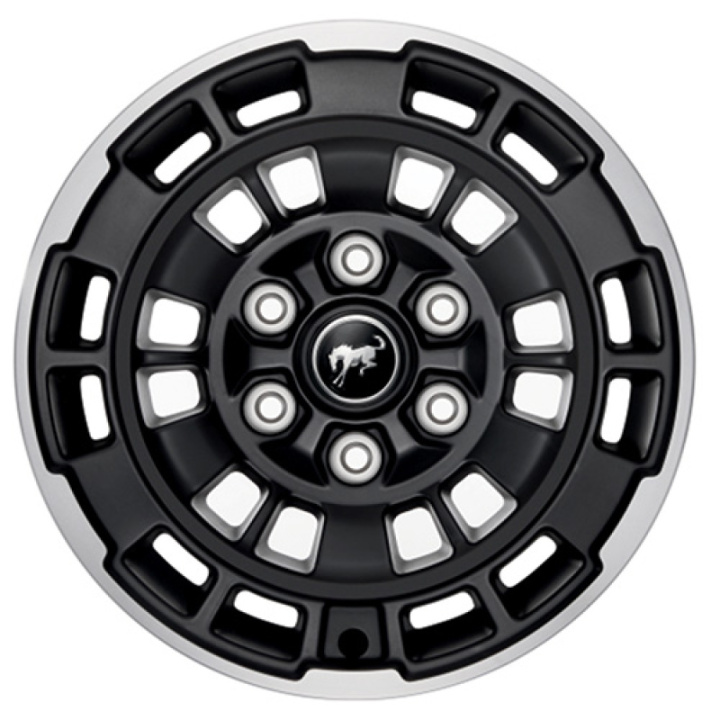 2021-2025 Bronco 17X8.5 Fälg - Mattsvart Machined Ford Racing i gruppen Välj bilmodell / Ford hos DDESIGN Scandinavia AB (frpM-1007-P1785MBM)