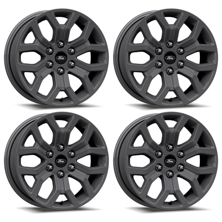 2024-25 F-150 18x7.5 Fälgset - Mattgrå Ford Racing i gruppen Välj bilmodell / Ford hos DDESIGN Scandinavia AB (frpM-1007K-1875GA)