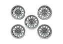 Bronco 17 x 8.5 Method-fälg + navkåpa - Grå Ford Racing