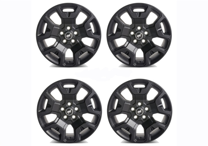 2021-24 Bronco Sport 17\'\' Hjulsset - Lågblank Svart Ford Racing i gruppen Välj bilmodell / Ford hos DDESIGN Scandinavia AB (frpM-1007K-S17BSB)