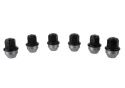 M14 X 1.5 Svarta Hjulmuttrar Kit om 6 Ford Racing