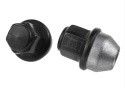 M14 X 1.5 Svarta Hjulmuttrar Kit om 6 Ford Racing