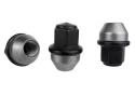 M14 X 1.5 Svarta Hjulmuttrar Kit om 6 Ford Racing