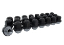 M12 x 1.5 Svart Hjulmutter Kit (24 st) Ford Racing