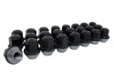 M12 x 1.5 Svart Hjulmutter Kit (24 st) Ford Racing