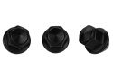 M12 x 1.5 svarta Hjulmuttrar, 20st Ford Racing