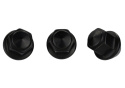M12 x 1.5 svarta Hjulmuttrar, 20st Ford Racing