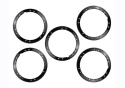 2021-25 Bronco Beadlock kantlist kit - svart Ford Racing