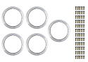 2021-25 Bronco Beadlock Trim Ring Kit -Grå Ford Racing