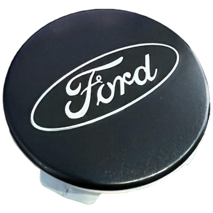 Ford Bil Svart & Krom Navkapsel Kit - Sat Ford Racing i gruppen Välj bilmodell / Ford hos DDESIGN Scandinavia AB (frpM-1096K-BCS)