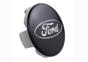 Ford Bil Svart & Krom Navkapsel Kit - Sat Ford Racing