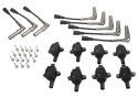 7.3L Bensin Tändspole & Kabelset, 8 st Ford Racing