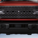 2021-25 Bronco Grillemblemskit - Svart Ford Racing