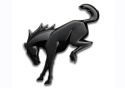 2021+ Bronco Emblem - Matt Svart Ford Racing