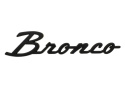 2021-25 Bronco Script Emblem Kit - Mattsvart Ford Racing