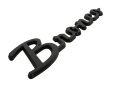 2021-25 Bronco Script Emblem Kit - Mattsvart Ford Racing