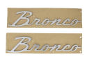2021-25 Bronco script emblemkit - silver Ford Racing